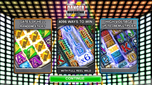 Danger High Voltage Slot Features