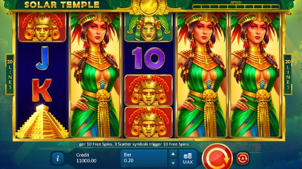 Solar Temple Slot Online